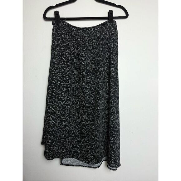 Laundry by Shelli segal dot d-ring asymmetrical midi skirt Small - Picture 3 of 5